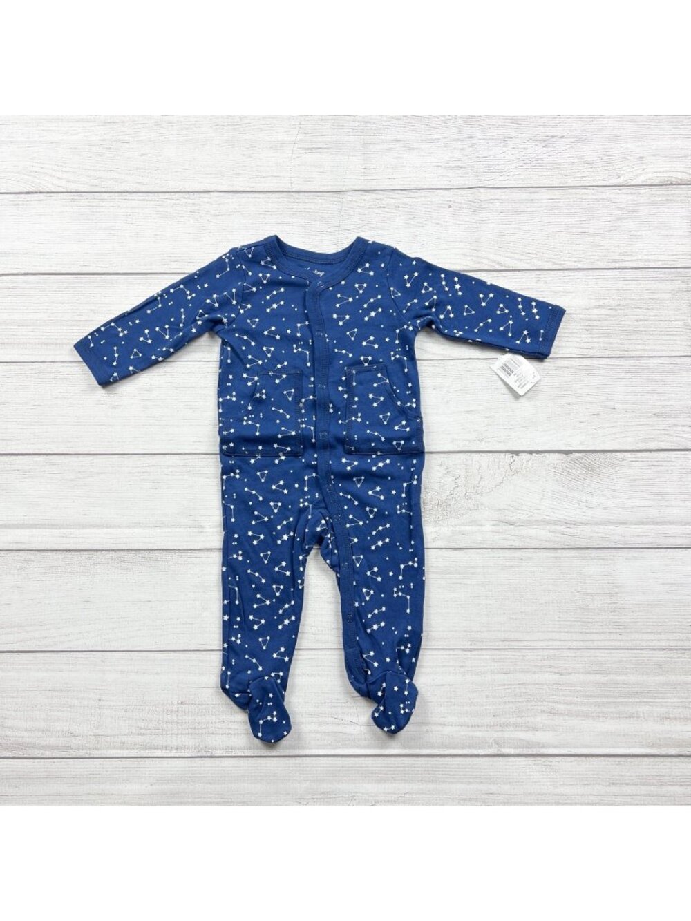 Sterling Baby Blue Constellation Footed Snap Sleeper One Piece NWT 3-6 Months